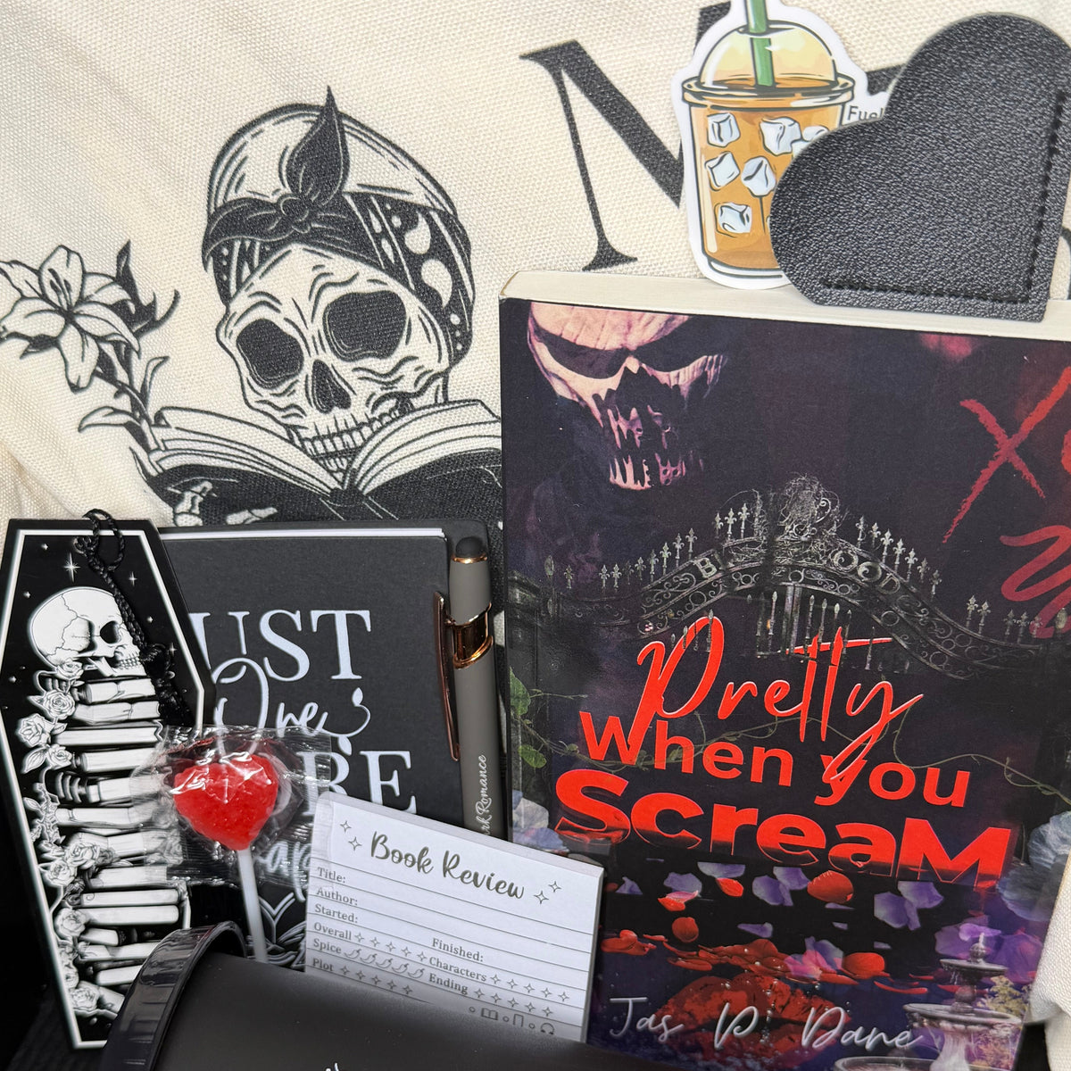 Adventurous Reader SAMPLER - sample all variety of dark romance tropes and themes, plus merch