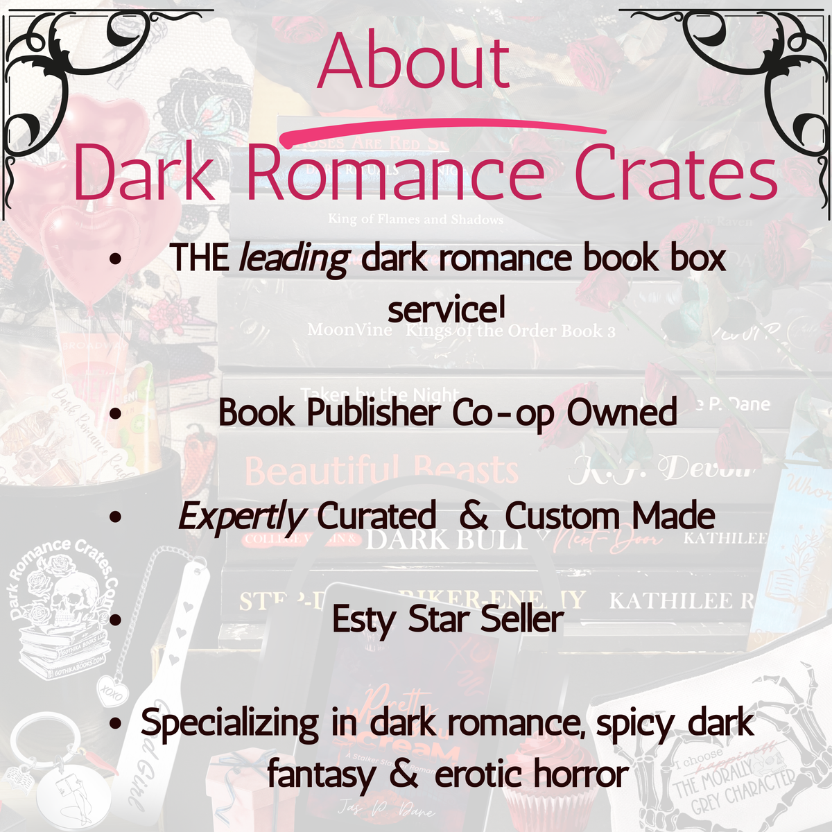 Pumpkin Spice Dark Romance Book Box w/ coffee mug