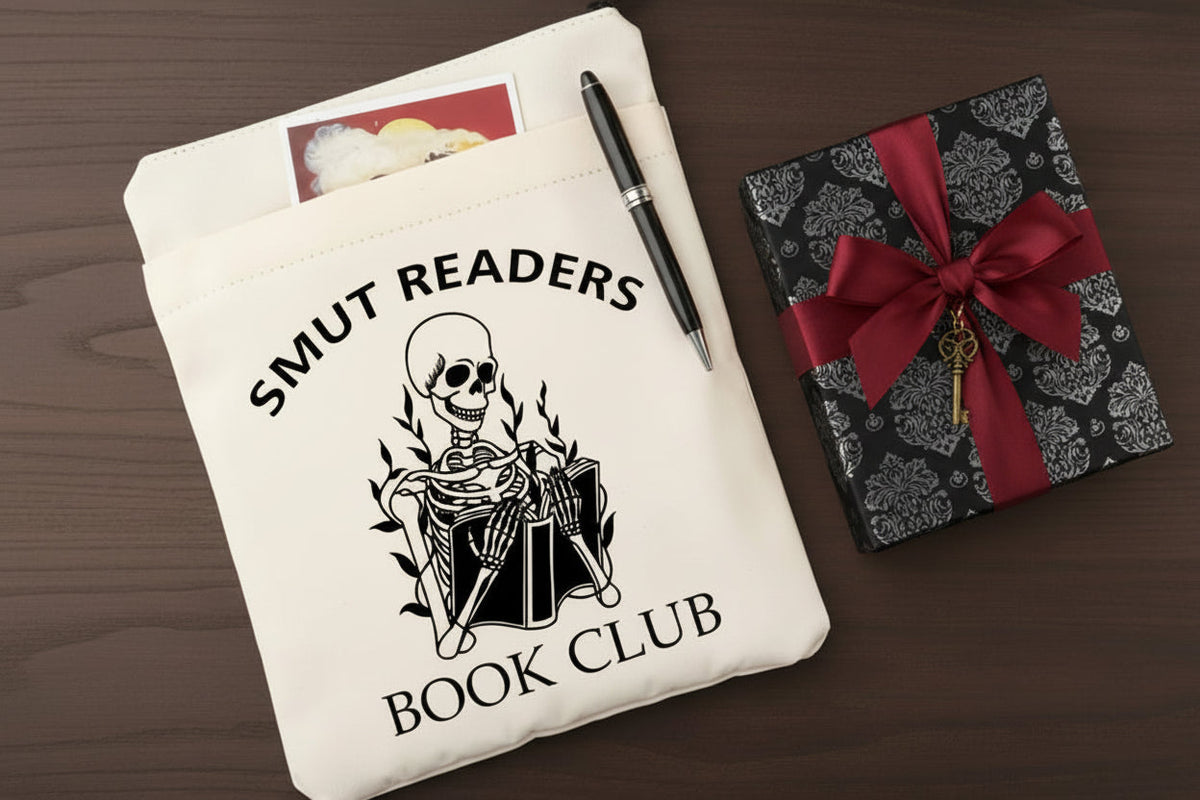 Gothic Skull Smutty Dark Romance Reader Book Sleeves (see bulk rates)