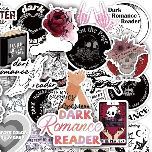 Dark Romance Stickers (see bulk rate) - Dark Romance Crates